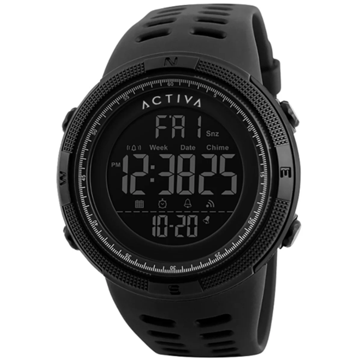 Activa Invicta Digital Watch - 50mm. Black (ACW1915-008) 50 mm kol saati