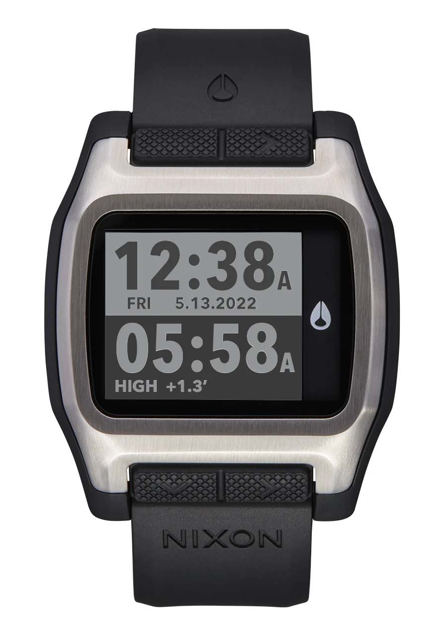 Nixon US High Tide - Silver / Black A1308-625-00 kol saati