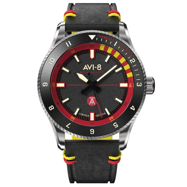 AVI-8 Tuskegee Airmen Meca-Quartz Limited Edition, Licata #AV-4103-01 kol saati