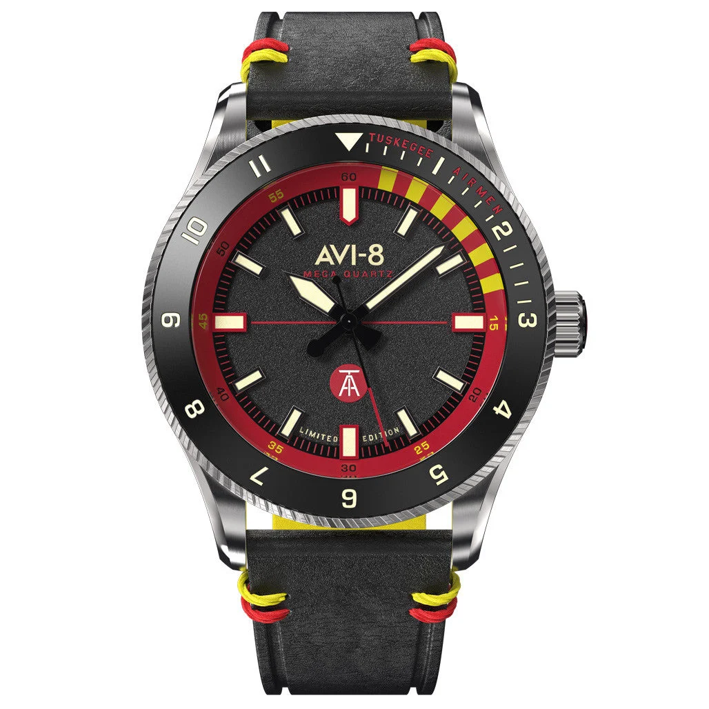 AVI-8 Tuskegee Airmen Meca-Quartz Limited Edition, Licata #AV-4103-01 kol saati