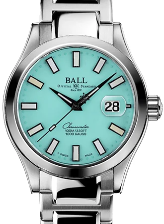 Ball Watch Co. Engineer III Marvelight Chronometer Turquoise Ref. NM9026C-S44C-TQR - 904L Steel NM9026C-S44C-TQR/BALL 46.6 mm kol saati