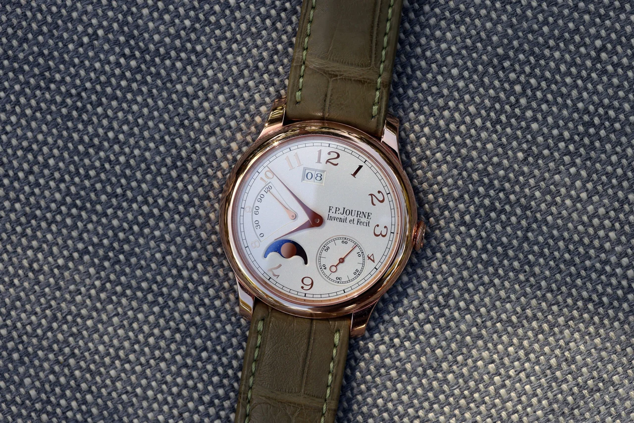 F.P. Journe Automatique Lune ref. AL “Embossed Dial” 40 mm kol saati