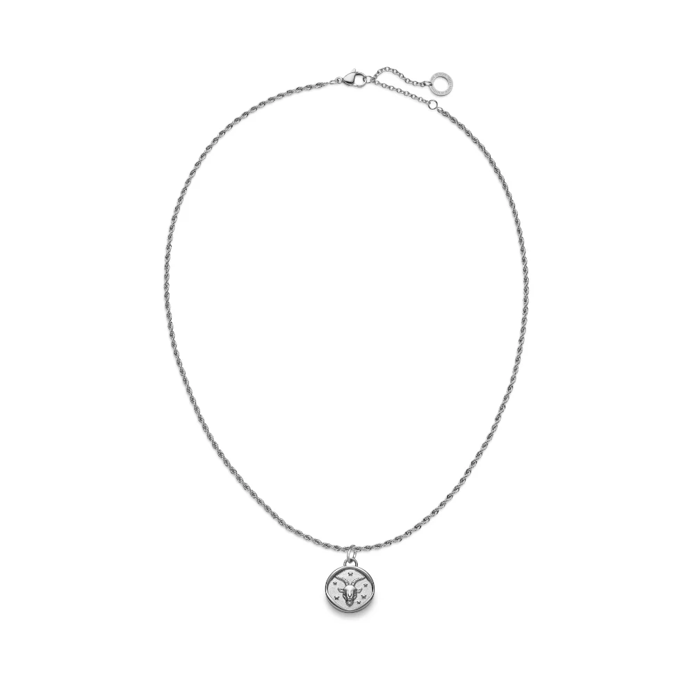 Default Set Capricorn Charm und Halskette Silber PH-JE-1310 kol saati