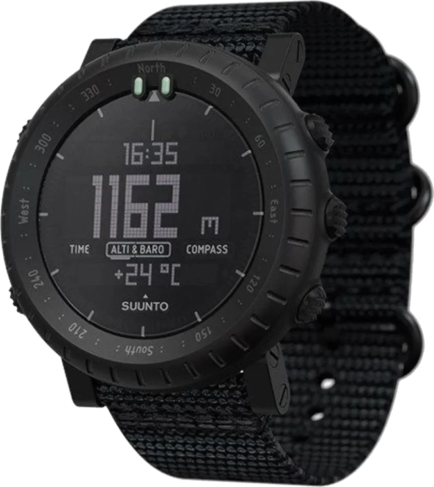 Suunto Core Alpha Stealth SS050504000 49.5 mm kol saati