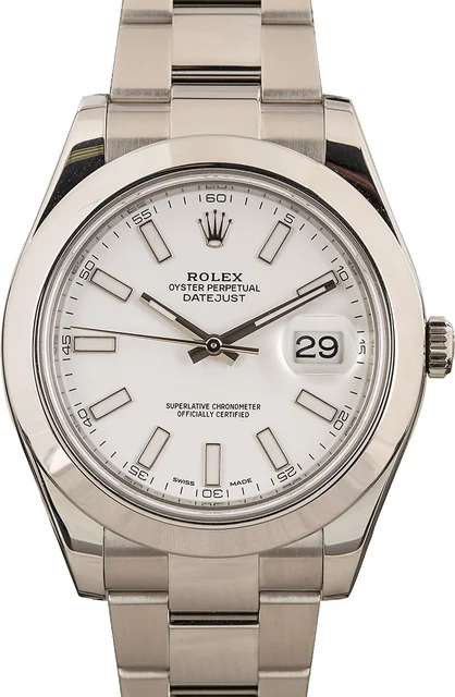 Rolex Datejust II Luminous Markers 116300WSO kol saati