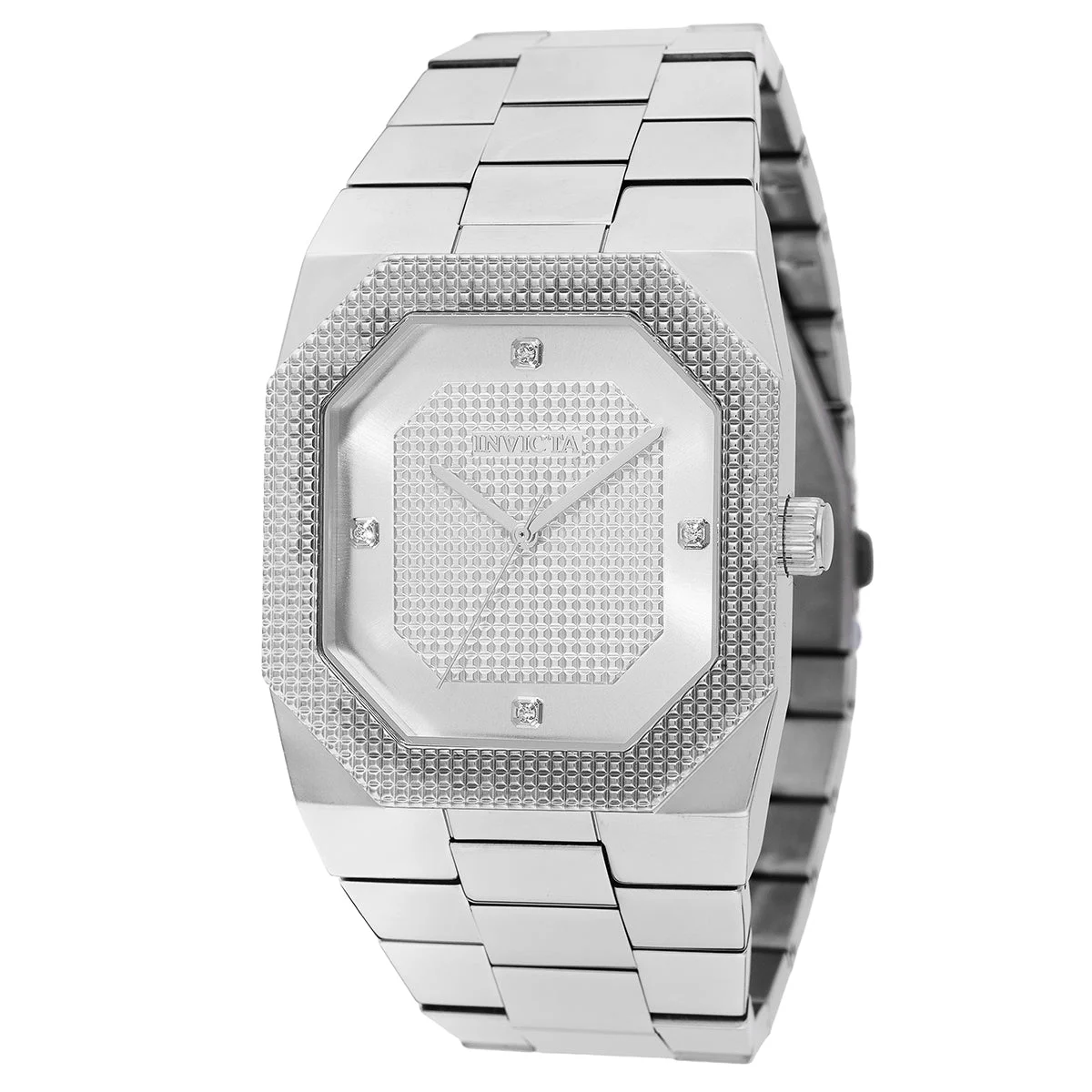 Invicta Cuadro Polygard Watch - 40mm. Steel (49868) 40 mm kol saati
