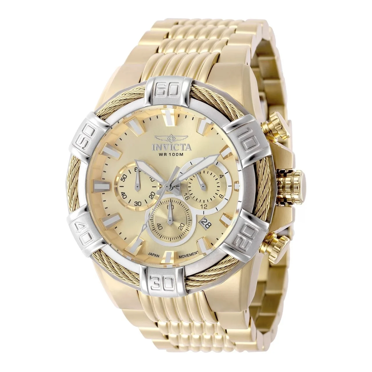 Invicta Bolt Watch - 51mm, Gold (ZG-49906) 51 mm kol saati