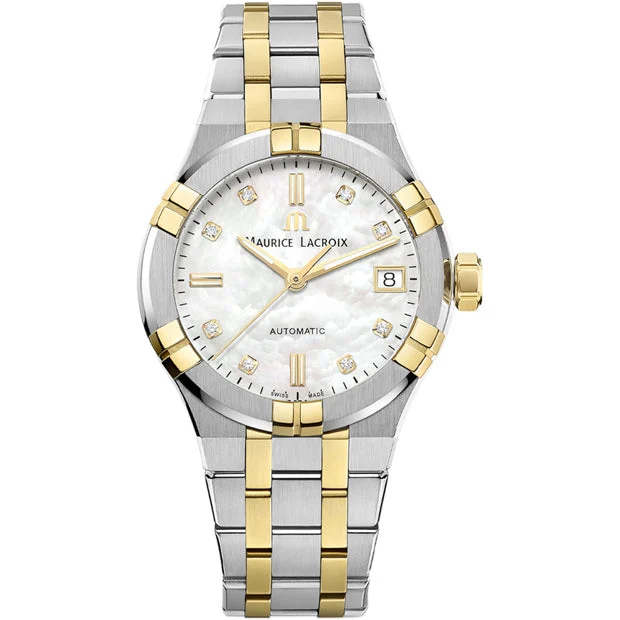 Maurice Lacroix Aikon Automatic Date 35mm AI6006-PVY13-170-1 35 mm kol saati