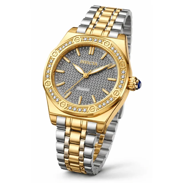 Invicta Wildflower Watch - 33mm, Gold, Steel (69369) kol saati