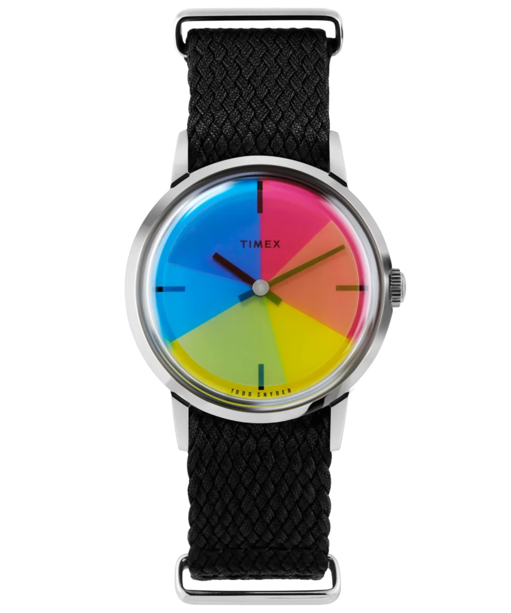 Timex Todd Snyder Marlin Hand-Wound 1969 Color Flicks Reissue TW2T83100JR 34 mm kol saati