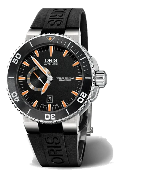 Oris Aquis Small Second, Date 01 743 7673 4159-07 4 26 34EB kol saati