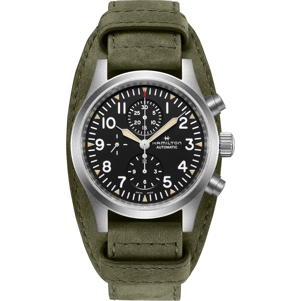 Hamilton Khaki Field Auto Chrono H71706830 44 mm kol saati