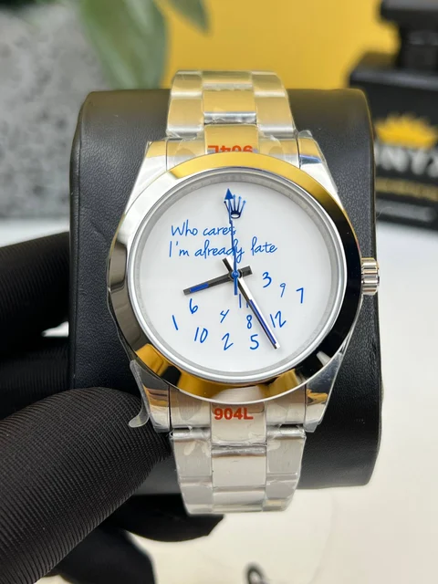 Rolex Milgauss Rolex Milgauss Crazy Number Who Cares I’m already Late 40mm kol saati