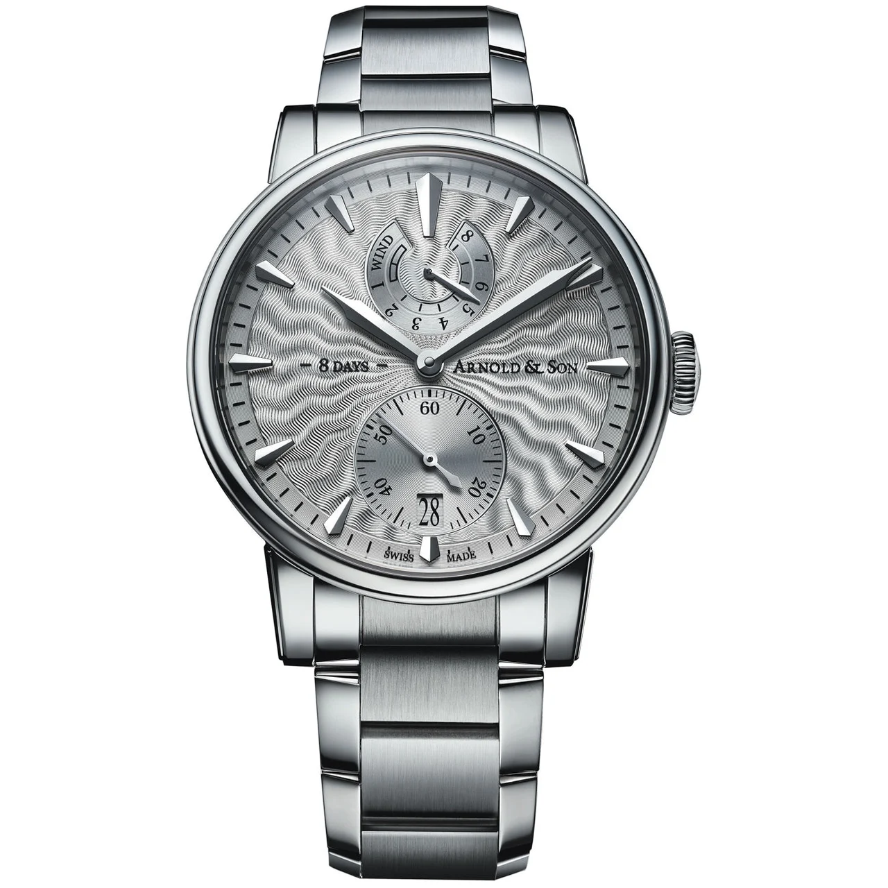 Arnold & Son Eight-Day Royal Navy Silver Dial 1EDAS.S01B.S136D kol saati