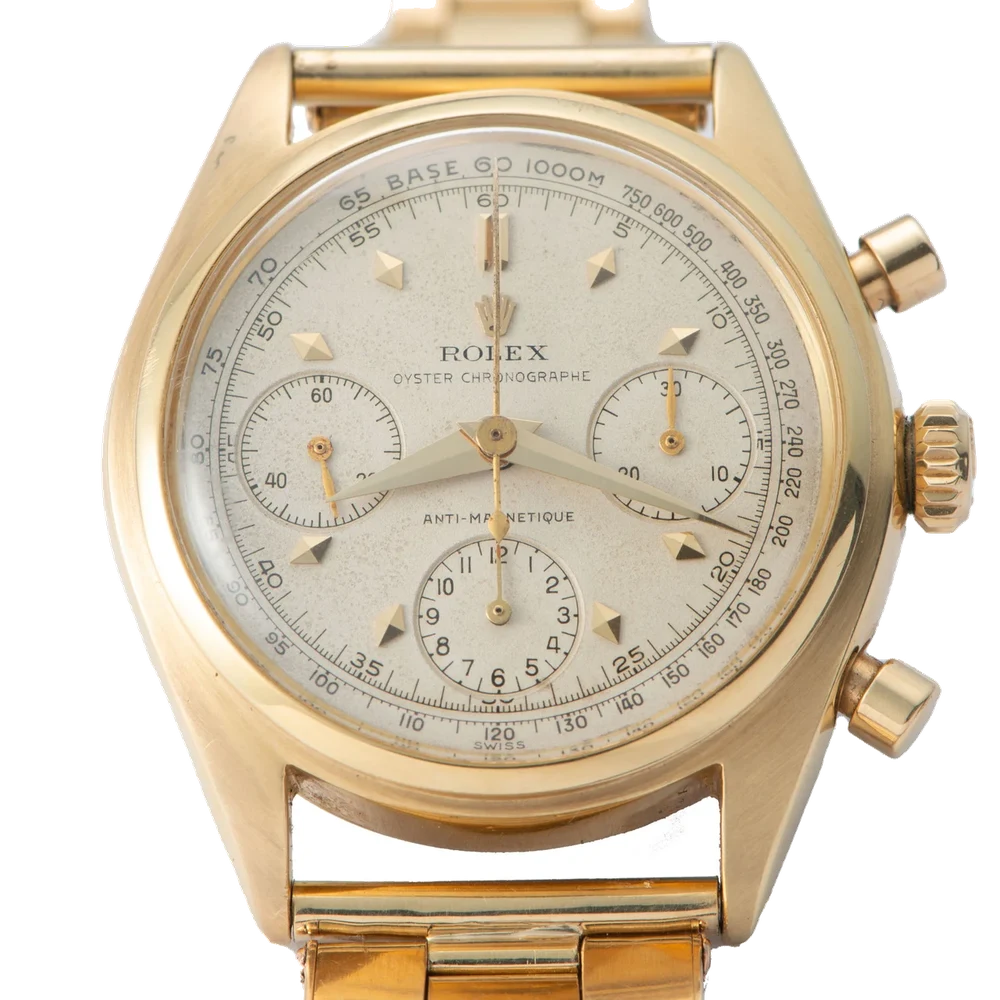 Rolex ROLEX REF. 6034 PRE-DAYTONA, PINK DIAL, PINK GOLD 36 mm kol saati