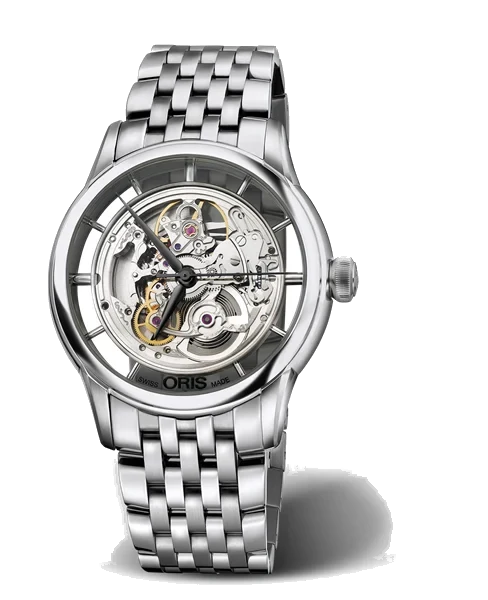 Oris Artelier Translucent Skeleton 01 734 7684 4051-07 8 21 77 40.5 mm kol saati