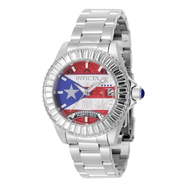 Invicta Pro Diver Puerto Rico Edition Watch - 38mm. Steel (49614) kol saati