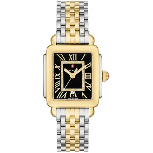 Michele Watches Michele MWW06G000045 Deco Madison Mid Diamond Dial, TTGP kol saati