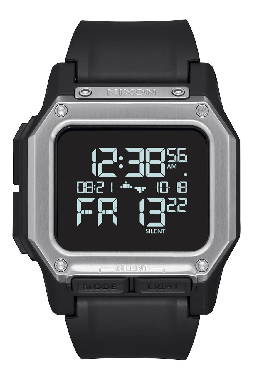 Nixon US Regulus - Black / Silver A1180-180-00 46 mm kol saati