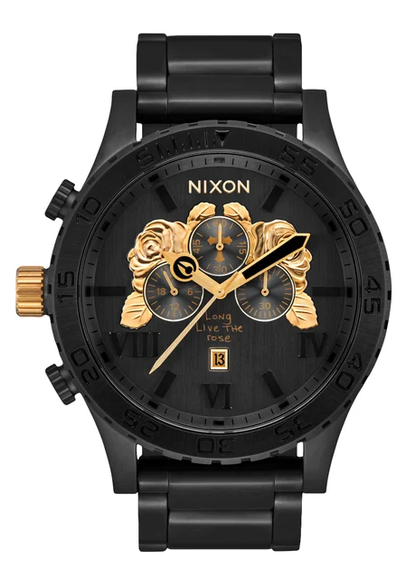 Nixon US Black / Gold A1376-010-00 kol saati