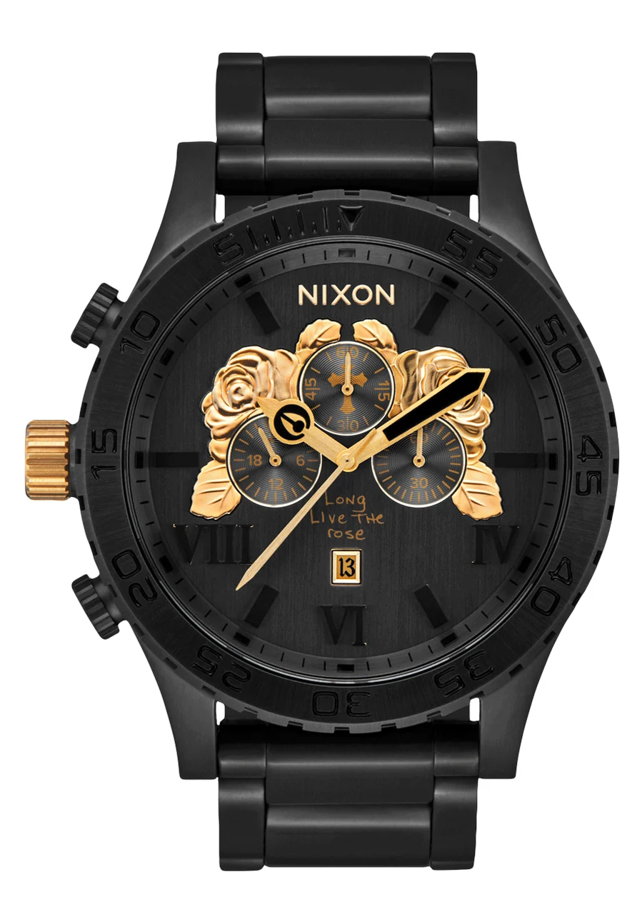Nixon US Black / Gold A1376-010-00 kol saati