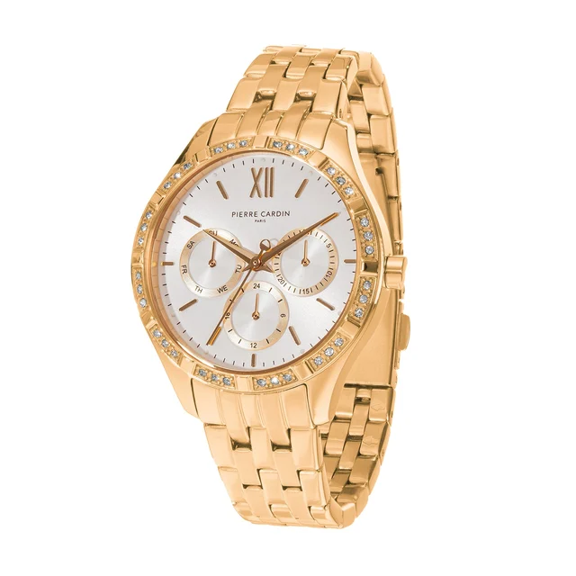 Éclat Luxe Gold with Gold Metal Strap CF.1033.MG kol saati