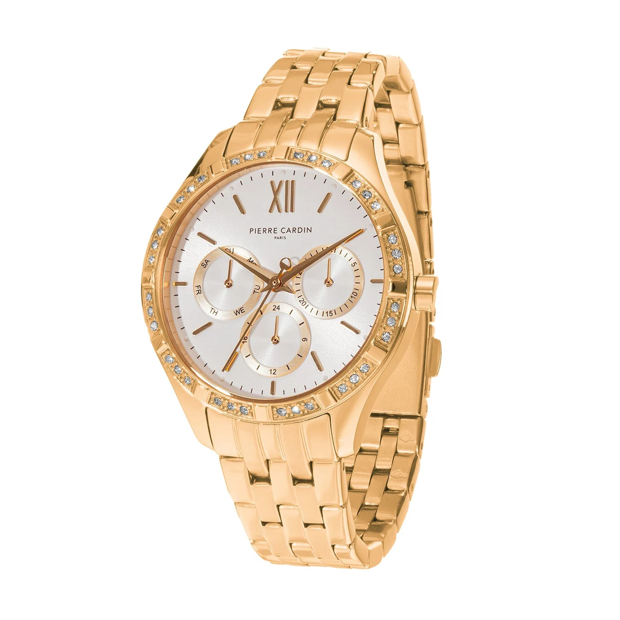 Éclat Luxe Gold with Gold Metal Strap CF.1033.MG 35 mm kol saati
