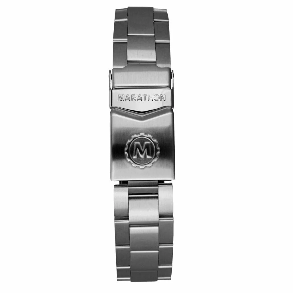 Marathon Brushed Finish Solid Link Bracelet #WW005016MA (18mm) kol saati