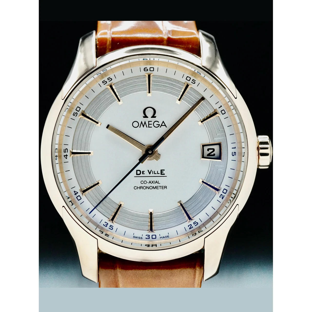 OMEGA DeVille Hour Vision Red Gold 210000057015 41 mm kol saati