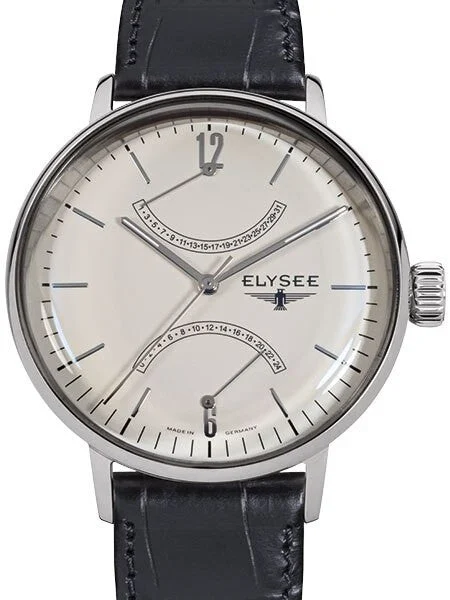 Elysee Sithon Quartz Dress Watch with GMT and Date Sub-Dials #13270 kol saati