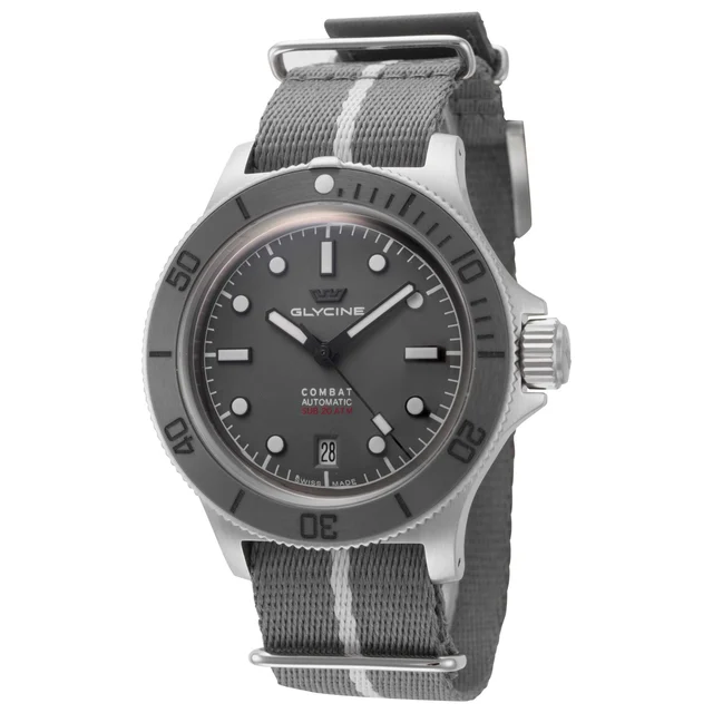 Glycine Combat Sub Box Ceramic Watch GL0526 kol saati