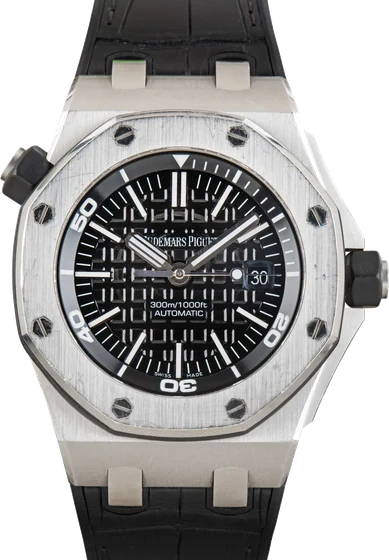 Audemars Piguet Royal Oak Black Dial 15703ST.OO.A002CA.01 kol saati