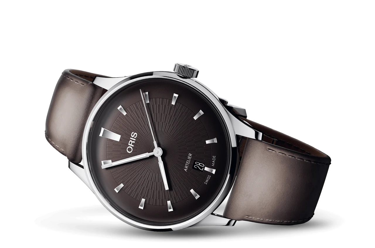 Oris Artelier Date 01 733 7810 4054-07 6 20 18FC 38 mm kol saati