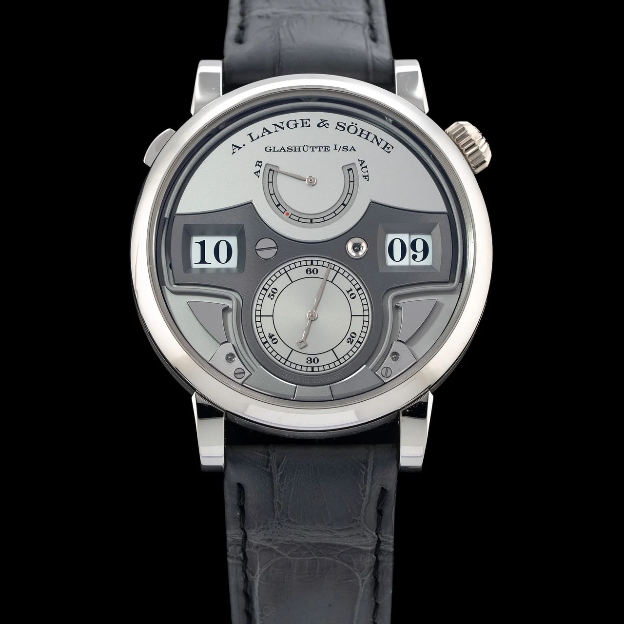 A. Lange & Sohne Lange & Söhne Zeitwerk Minute Repeater 147.025F POC210009N38684 44.2 mm kol saati