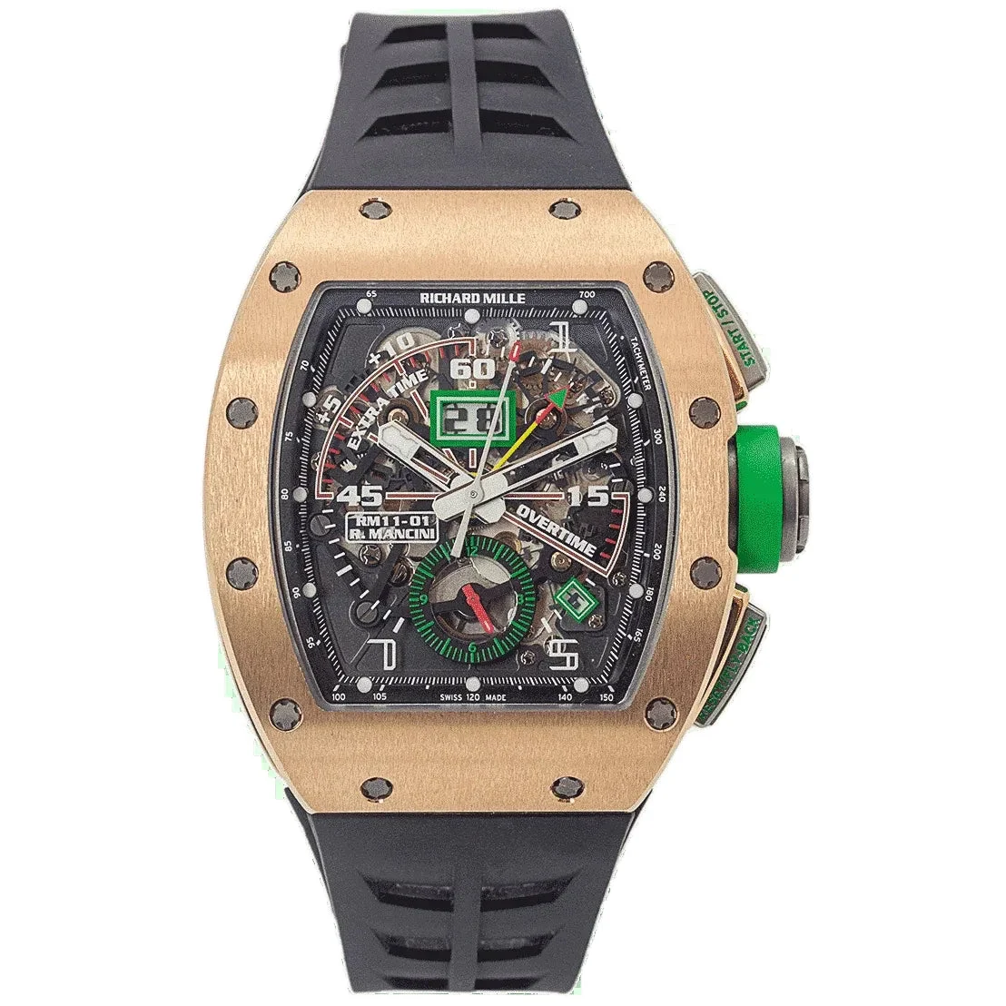 Richard Mille Felipe Massa Flyback Chronograph RM 11-01 AN RG 43 mm kol saati
