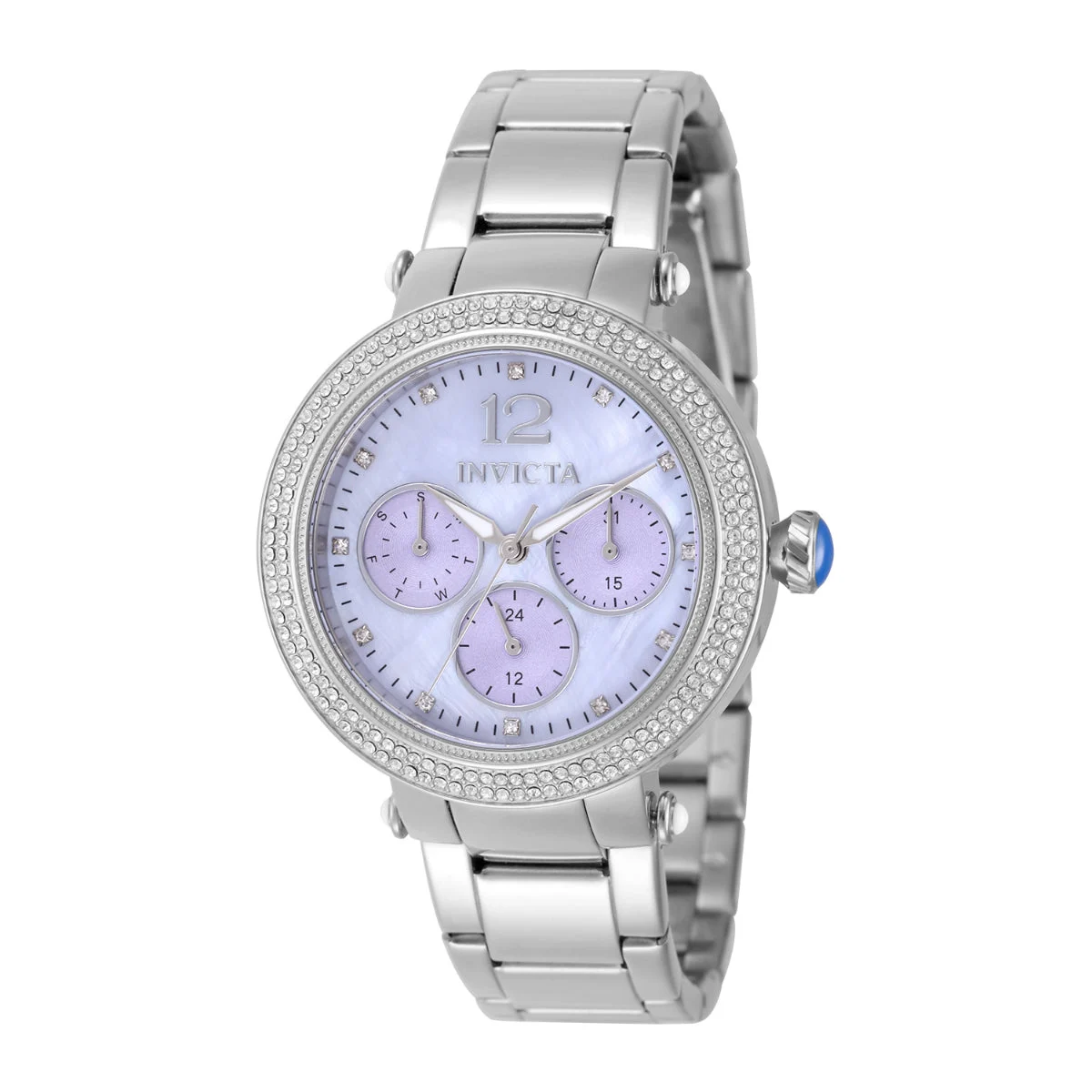 Invicta Bolt Glintara Watch w/ Mother of Pearl Dial - 37mm. Steel (49814) 37 mm kol saati