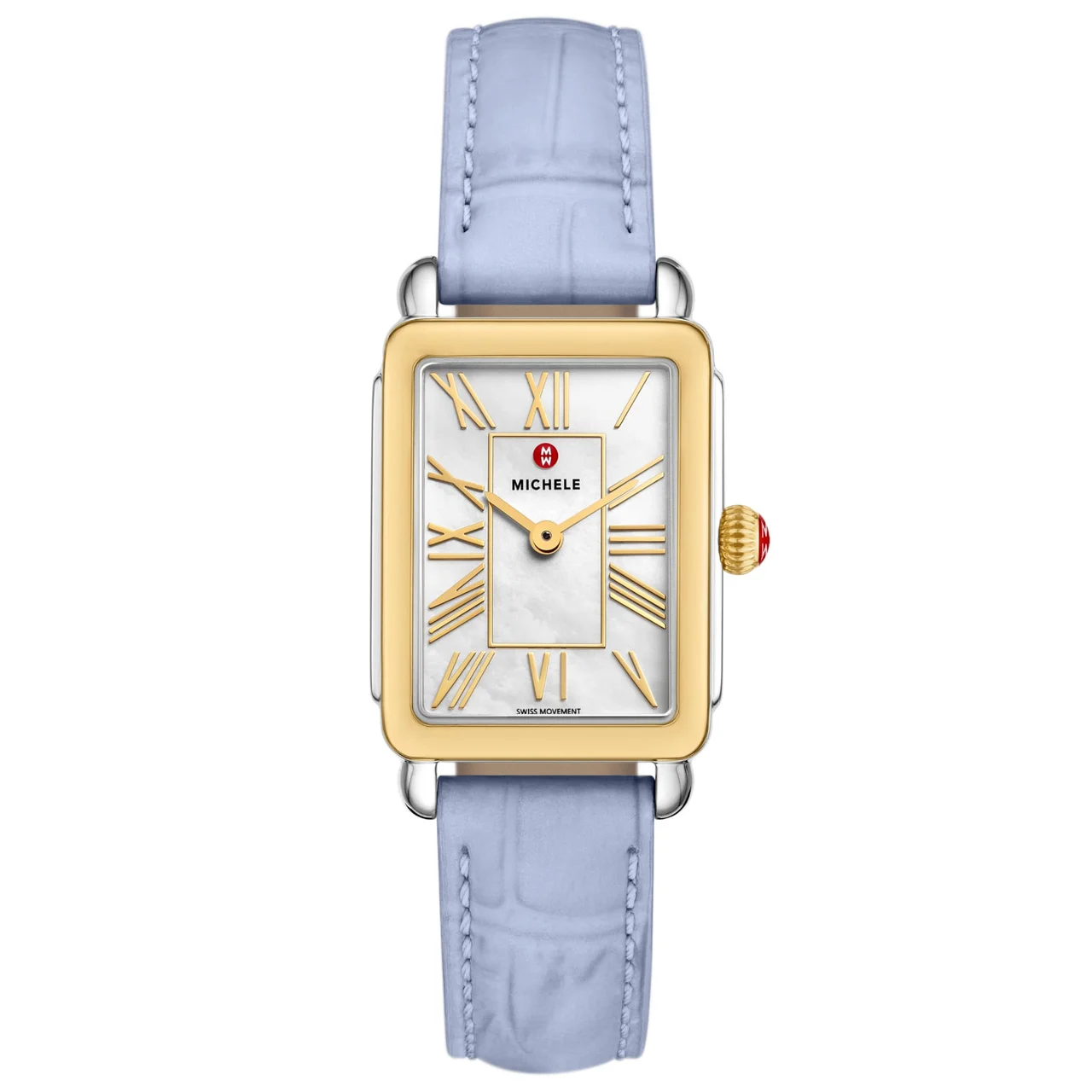 Michele Watches Michele Deco Park Two-Tone 18K Gold-Plated Watch, MWW06E000149 kol saati