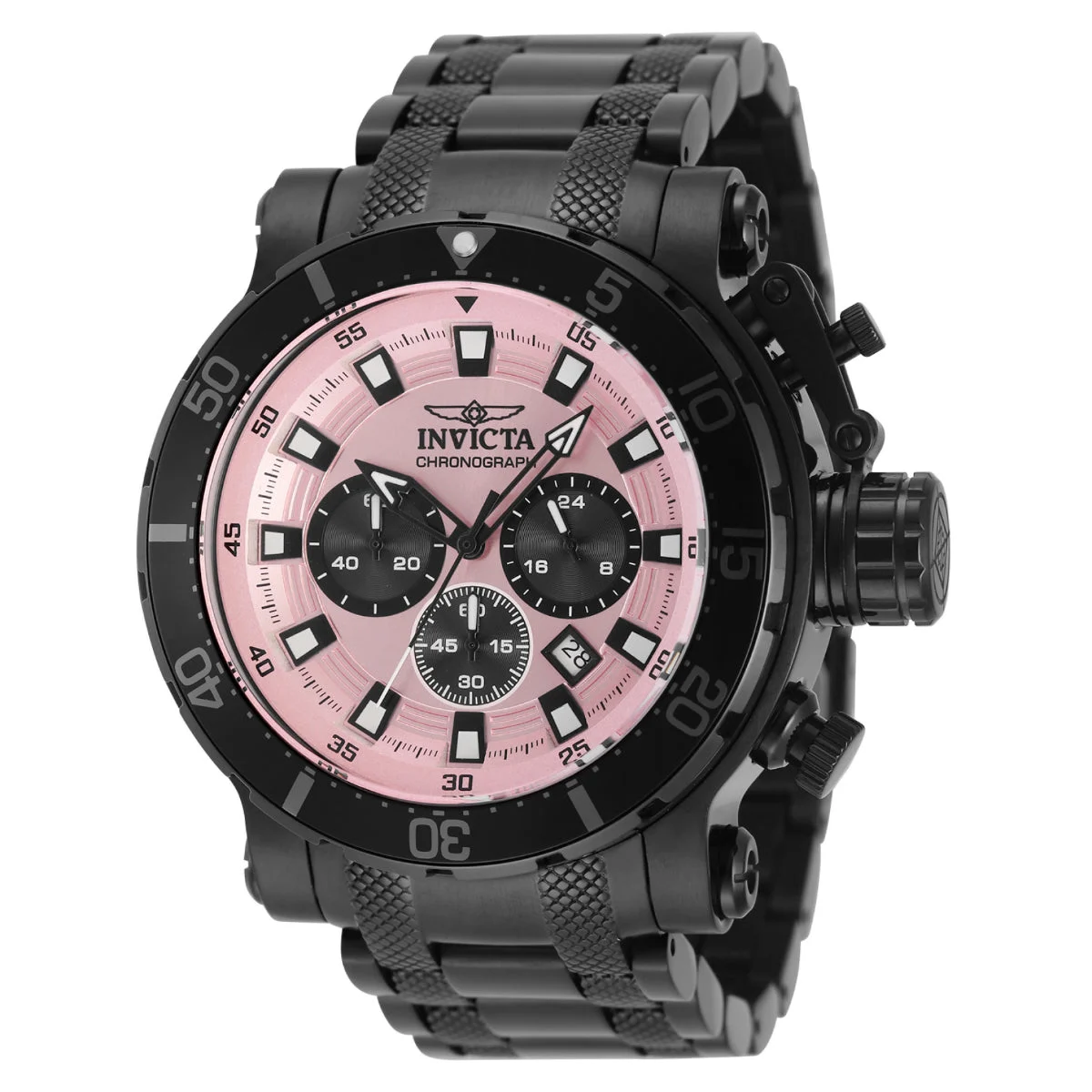 Invicta Coalition Forces Night Hawk Watch - 52mm. Black (49228) 52 mm kol saati
