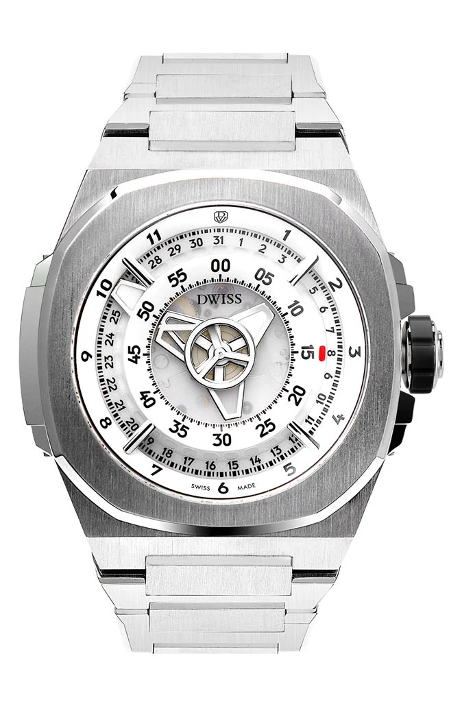 DWISS DWISS M3 M3-white-bracelet 42 mm kol saati