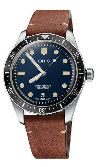 Oris Divers Sixty-Five Date 01 733 7707 4055-07 5 20 45 kol saati