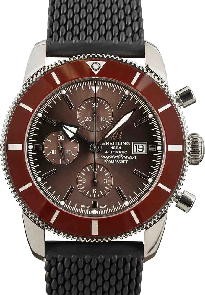 Breitling SuperOcean Heritage II Rubber Strap A13312 46 mm kol saati