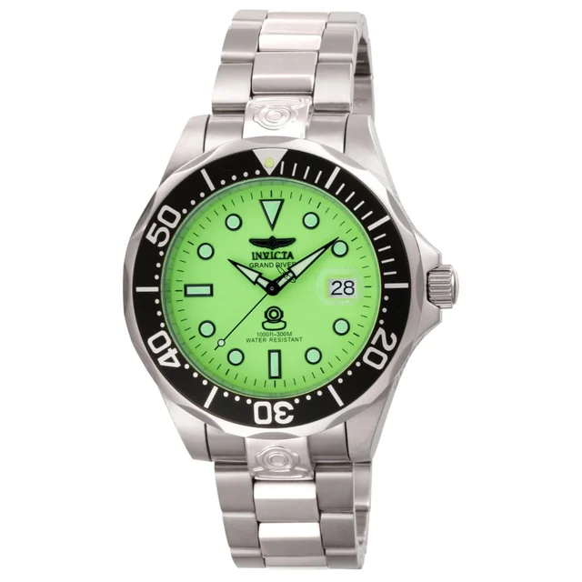 Invicta Grand Diver Deep Garrison Automatic Watch - 47mm. Steel (10641) kol saati