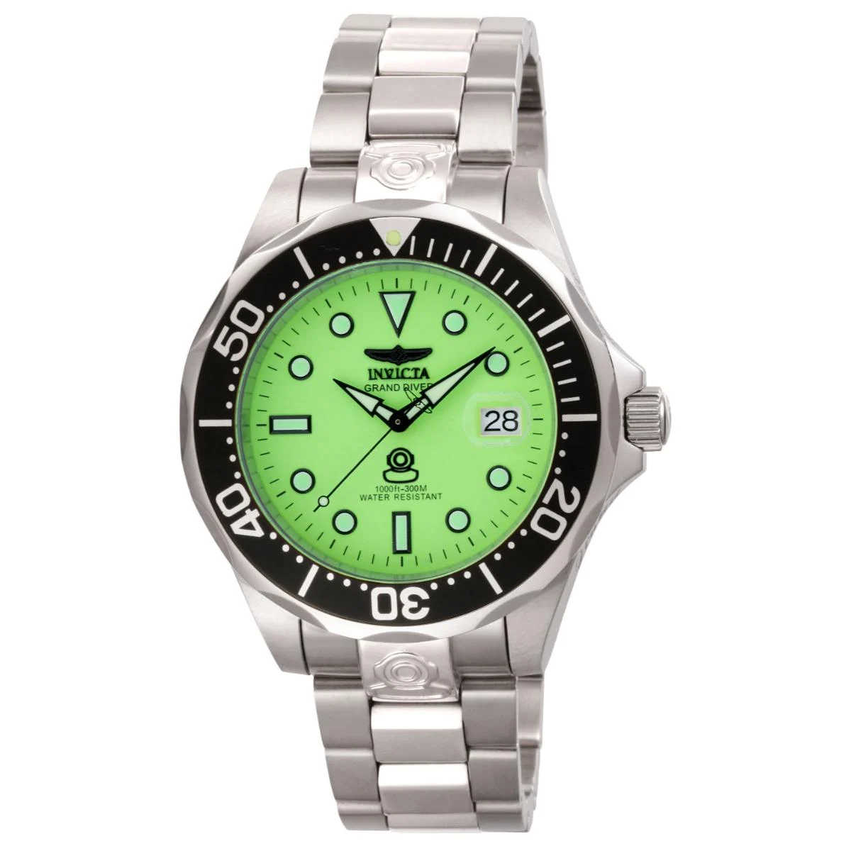 Invicta Grand Diver Deep Garrison Automatic Watch - 47mm. Steel (10641) 47 mm kol saati