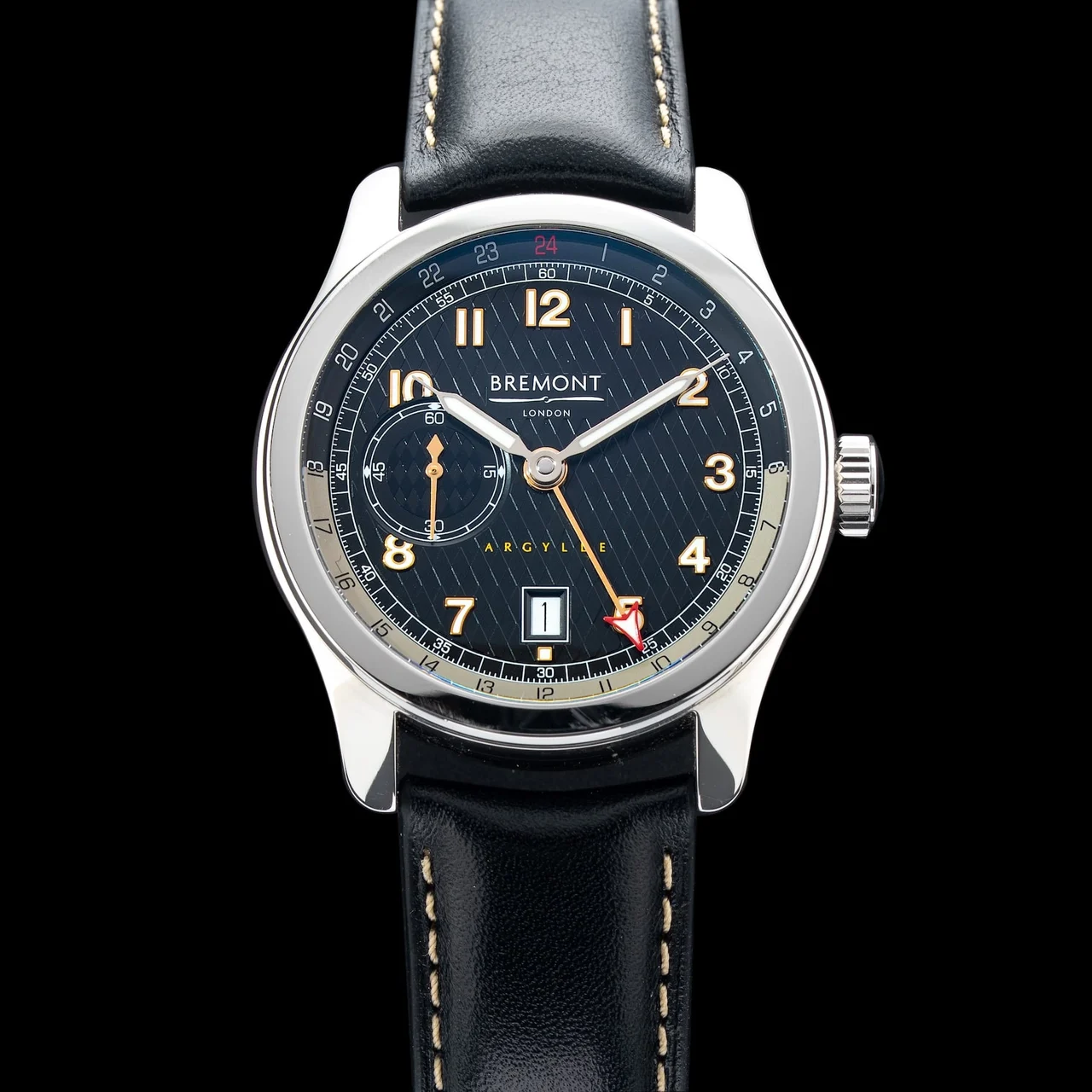 Bremont Argylle GMT Limited Edition SOLO43-ARGYLLE-L-S 210009N32174 43 mm kol saati