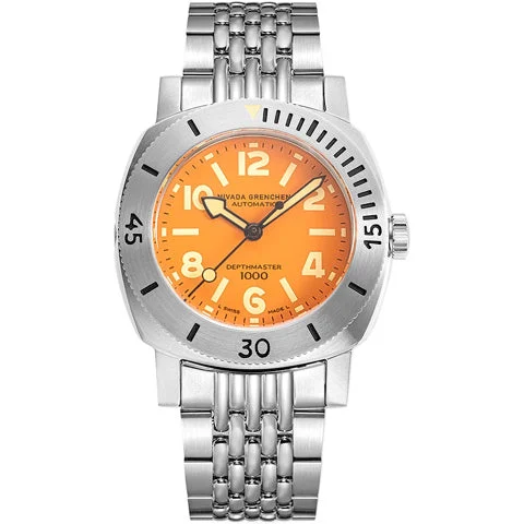 Nivada Grenchen Orange Depthmaster 14127A04 kol saati