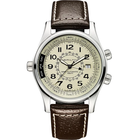 Hamilton Khaki Navy Khaki UTC Auto H77525553 kol saati