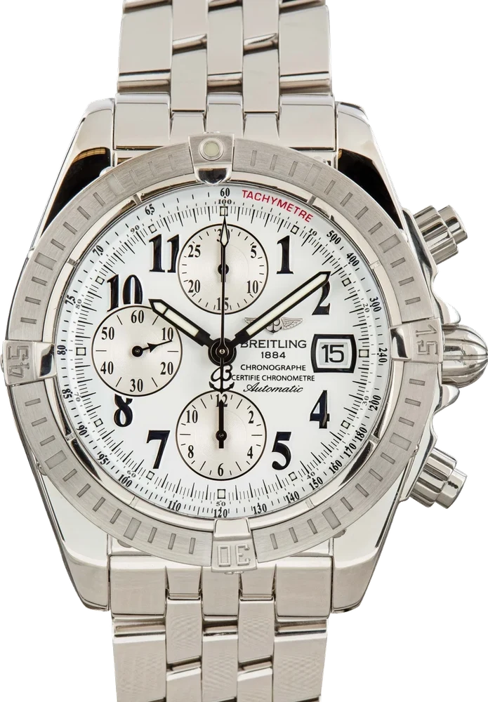 Breitling Chronomat White Arabic Dial A1335611/A573 kol saati
