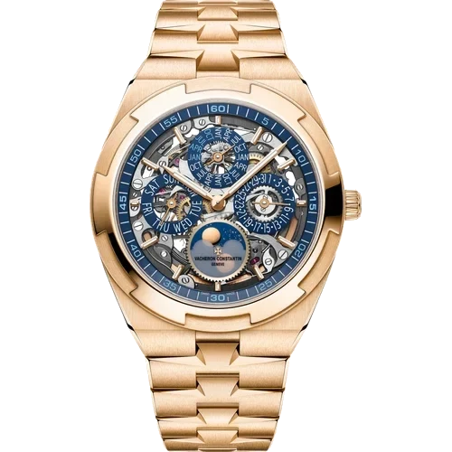 Vacheron Constantin Overseas perpetual calendar ultra-thin skeleton 4300V/220R-B642 kol sa