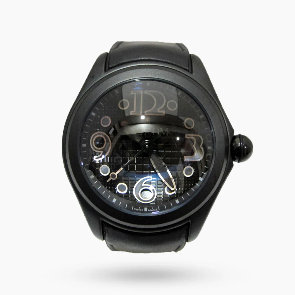 Corum Bubble Heritage Steel PVD-47mm CORUM-Bubble Heritage Steel PVD-47mm 47 mm kol saati
