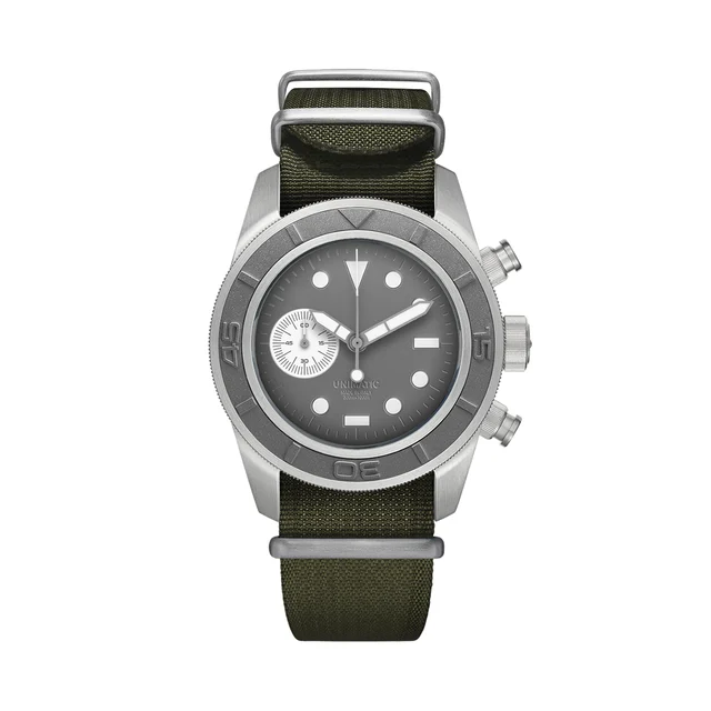 Unimatic Modello Tre U3-AEG Limited Edition 41.5mm - Grey on Fabric Strap kol saati